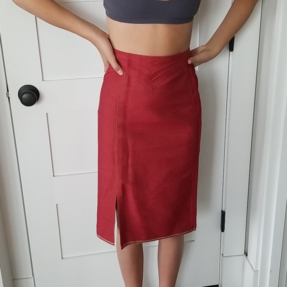 Vintage western style skirt William B